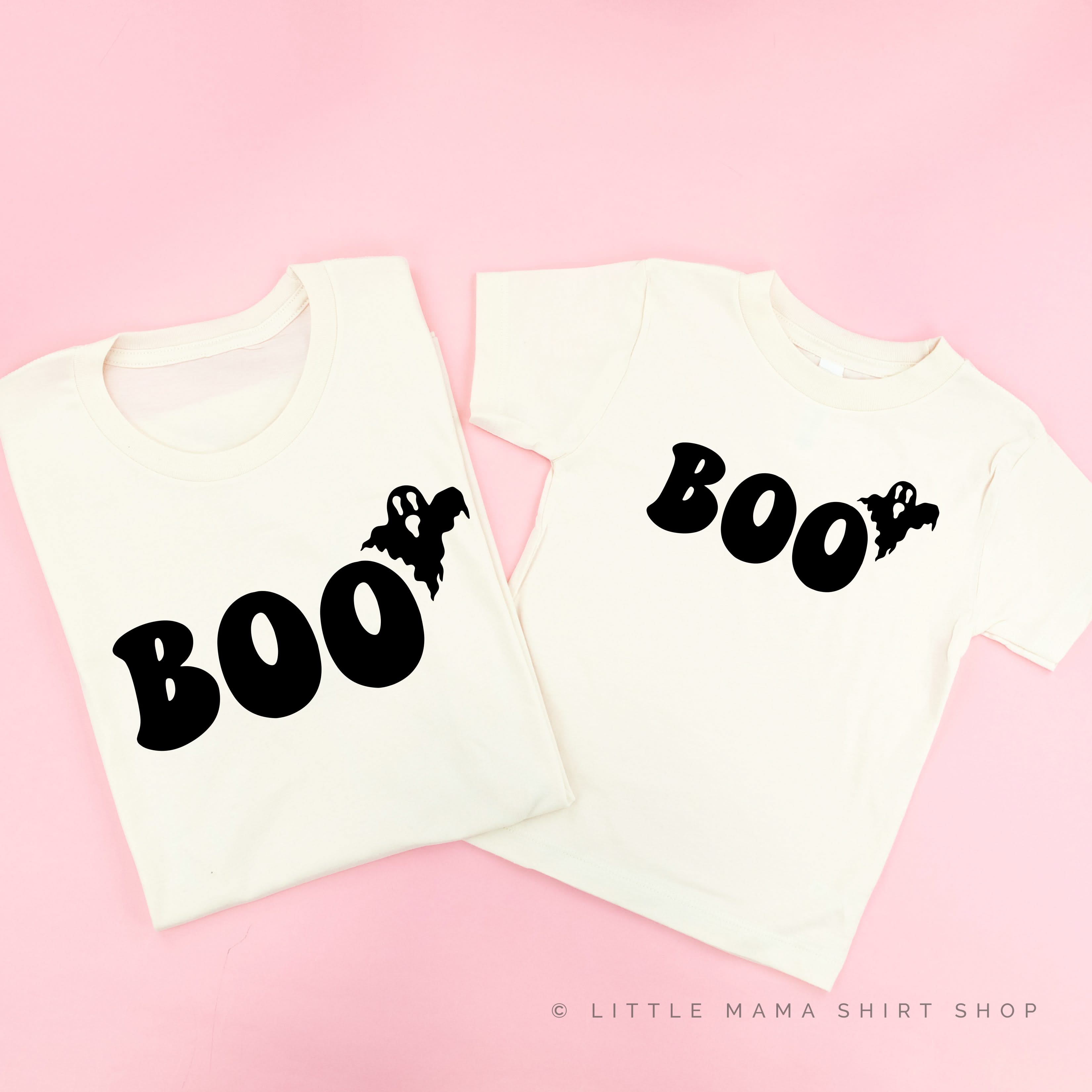 Boo (Ghost) - Set of 2 Unisex Matching Tees