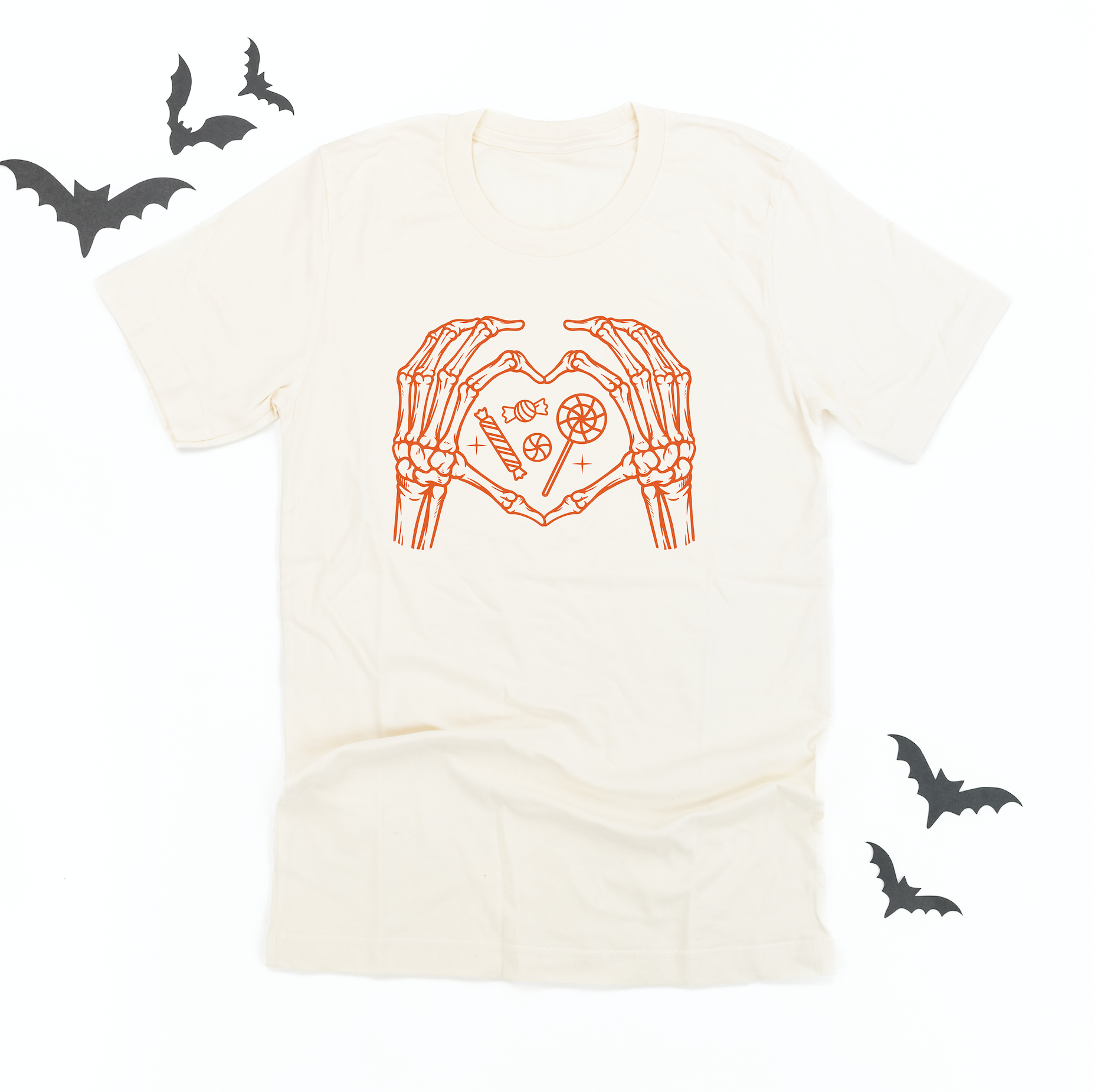 Skeleton Heart Hands - Unisex Tee