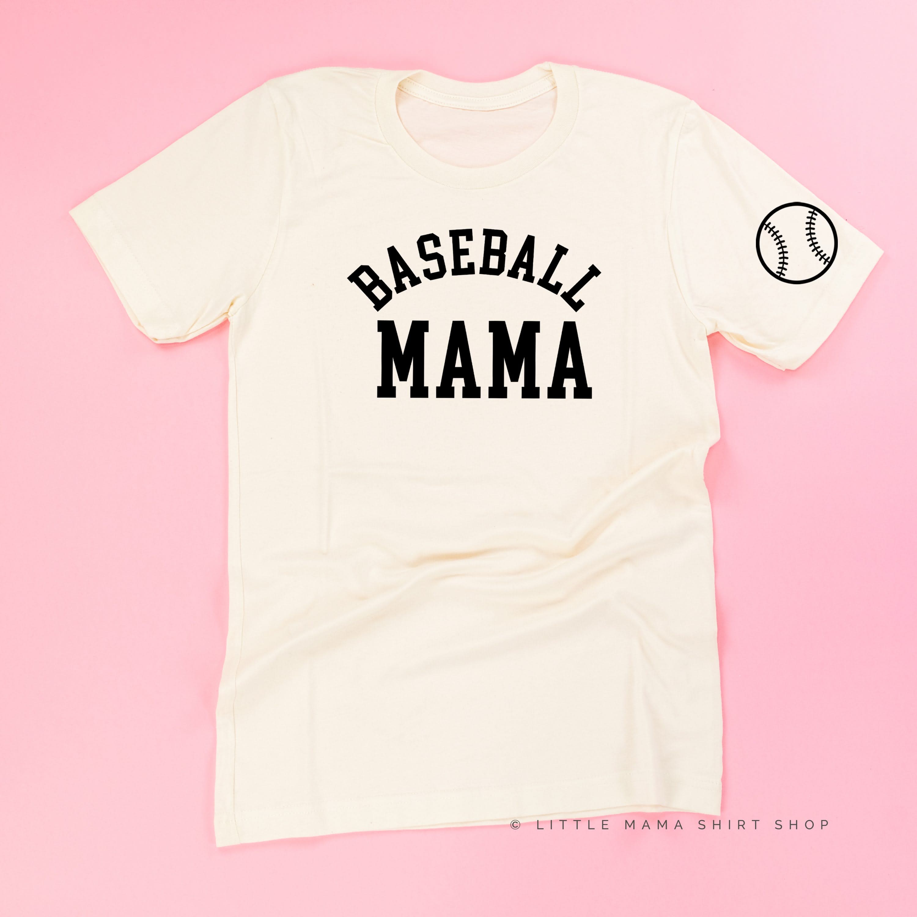 Baseball Mama (sd) - Unisex Tee Little Mama Shirt Shop