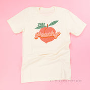 Just Peachy - Unisex Tee Little Mama Shirt Shop