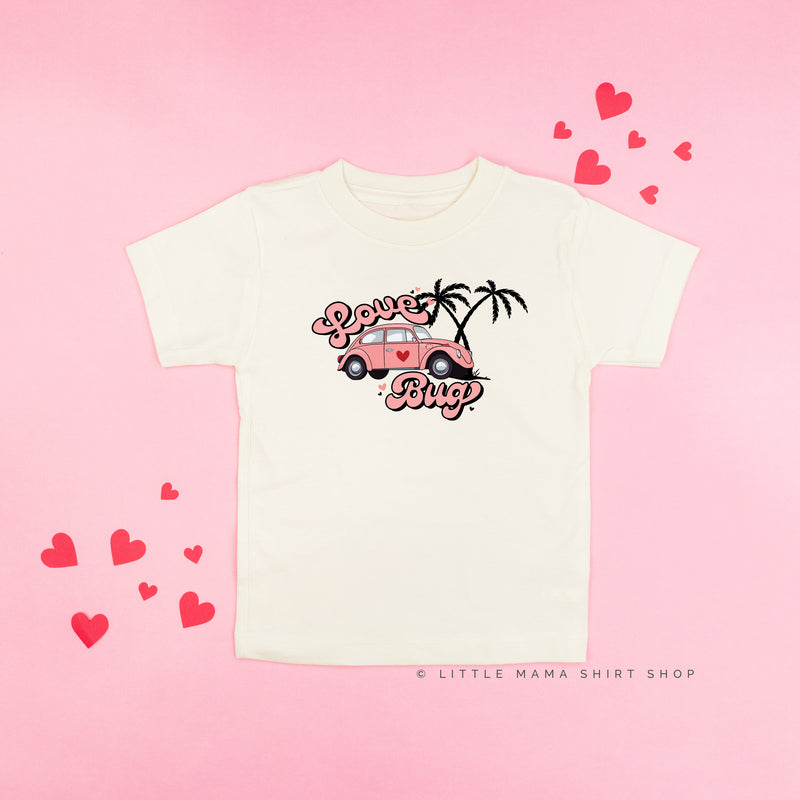 Love Bug - Pink Beetle Car - Child Tee