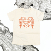 Skelton Heart Hands - Child Tee