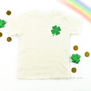 Little Happy Shamrock - It's A Good Day To Have A Lucky Day (pf&b) - Child Tee Little Mama Shirt Shop