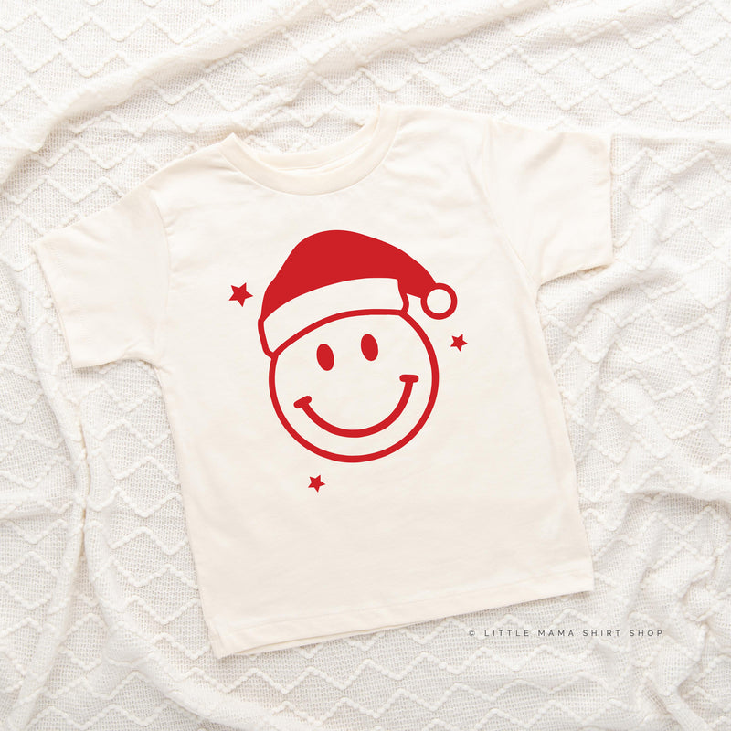 Santa Hat - Smiley Face - Child Tee