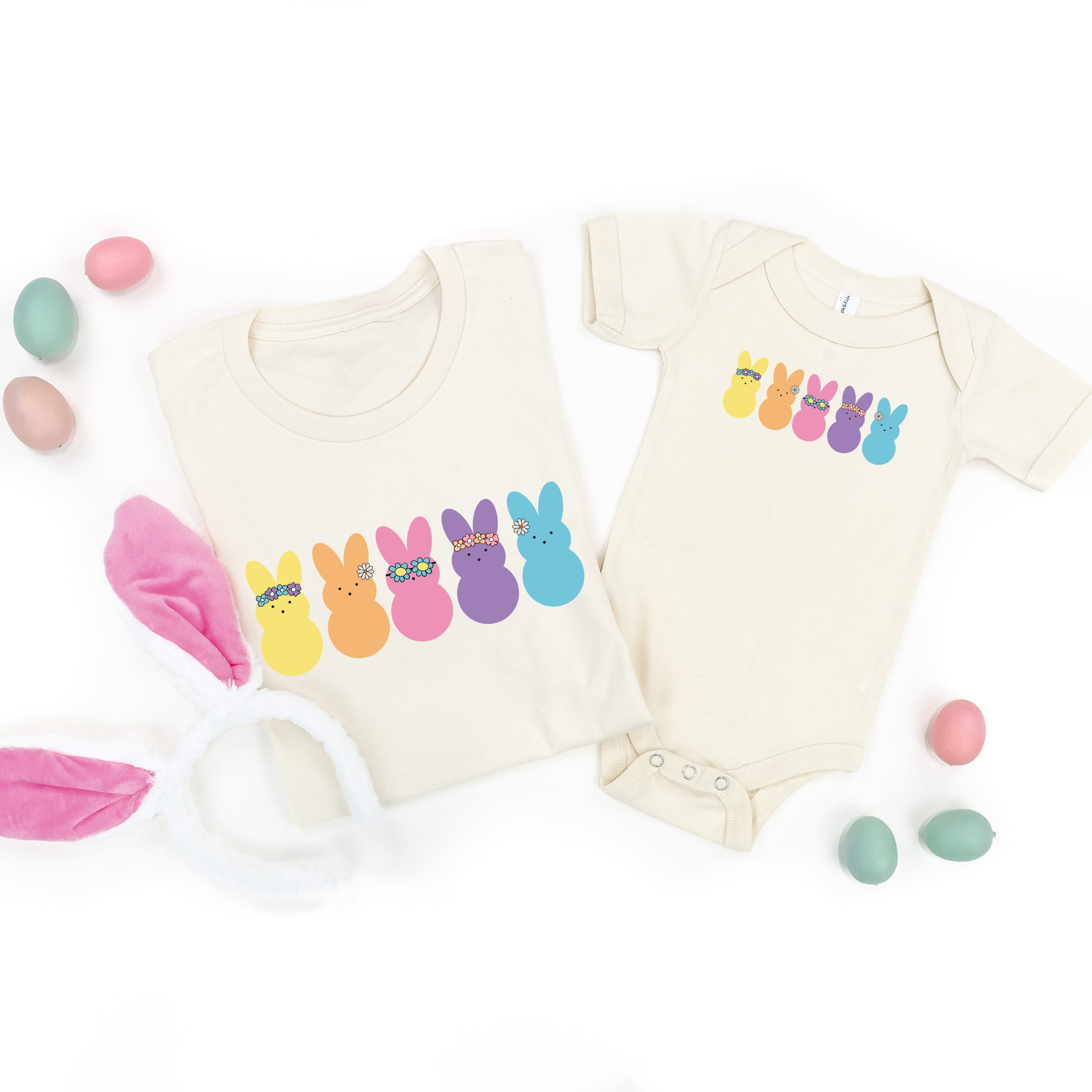 Floral Headband Neon Peeps - Set of 2 Tee Little Mama Shirt Shop