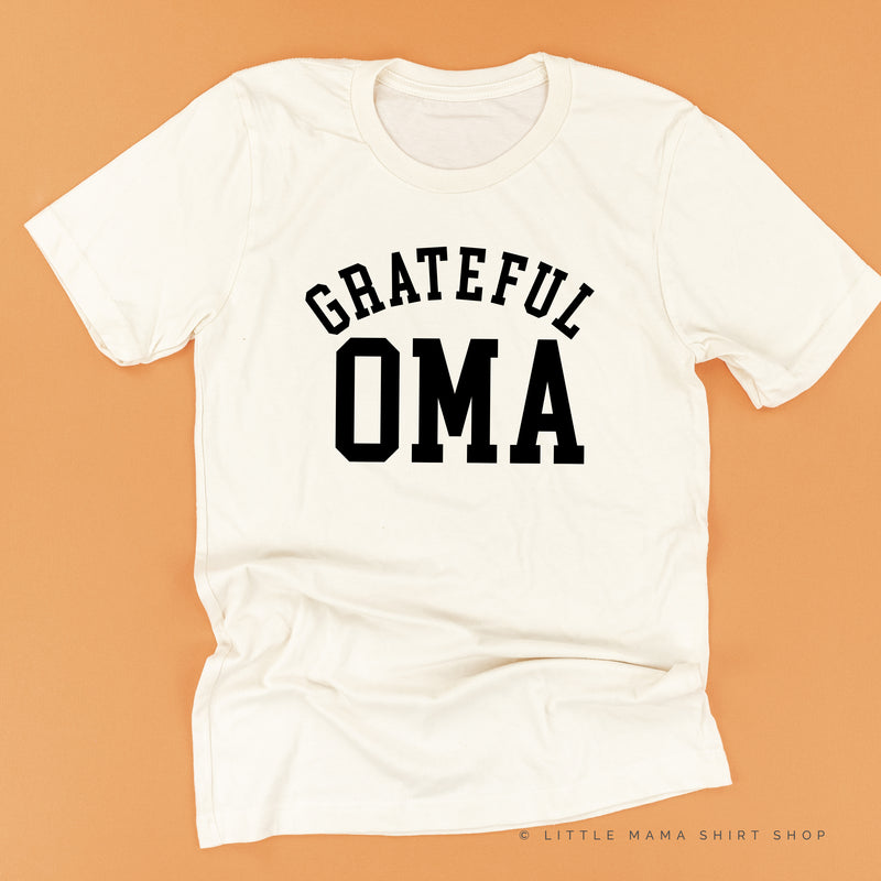 Grateful Oma - (Varsity) - Unisex Tee