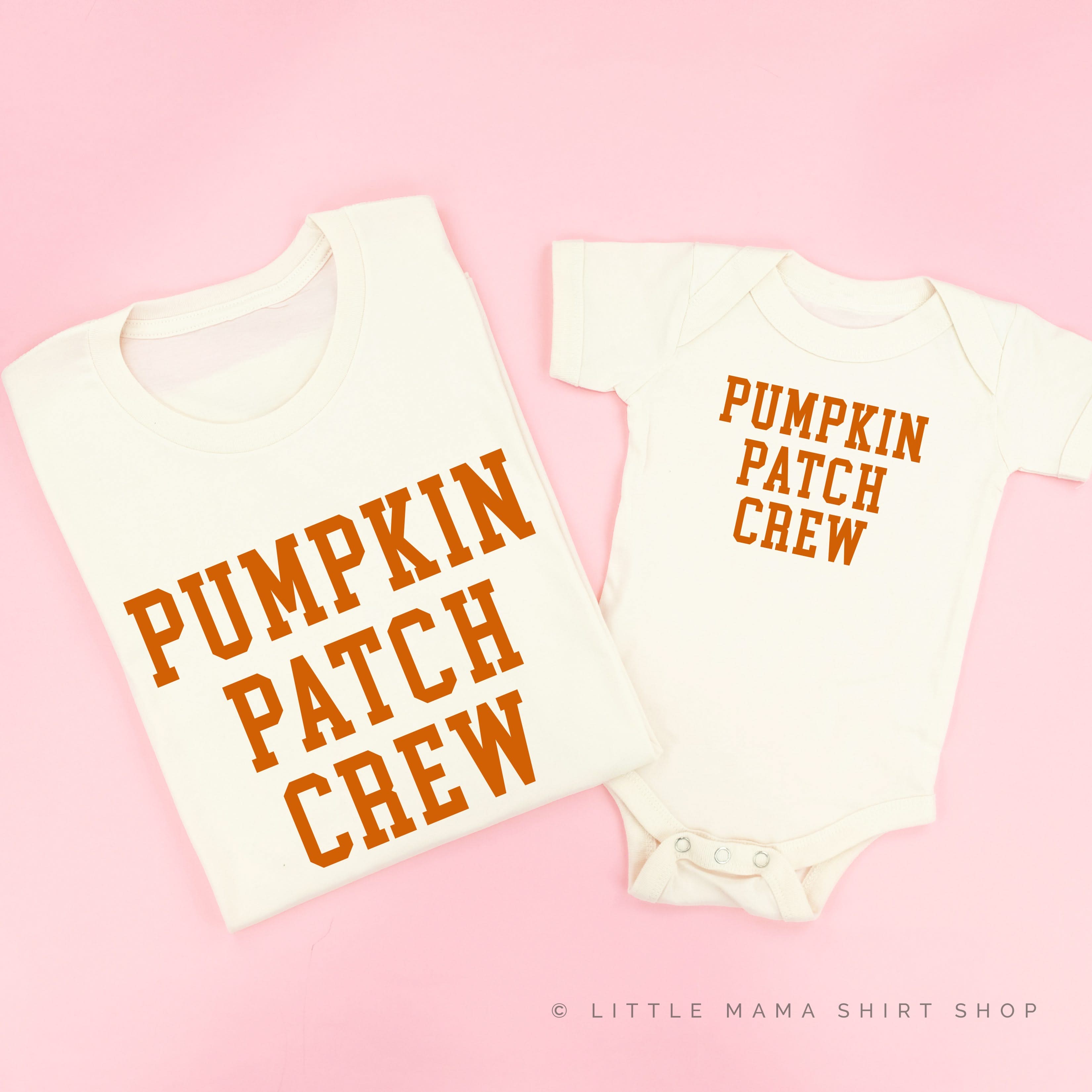 Pumpkin Patch Crew - Set of 2 Matching Tees