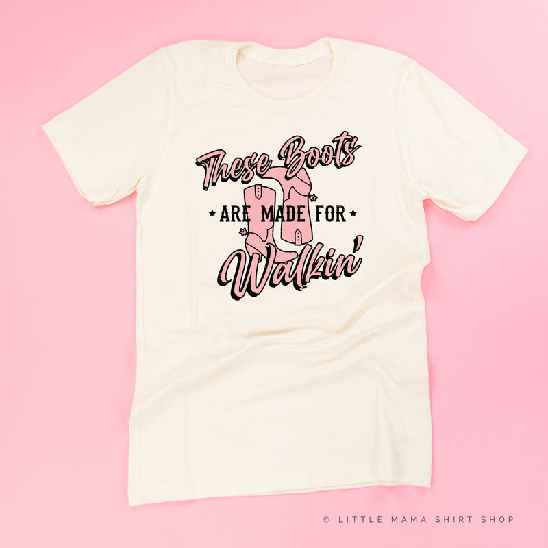 These Boots are Made for Walkin' - Distressed Design - Unisex Tee