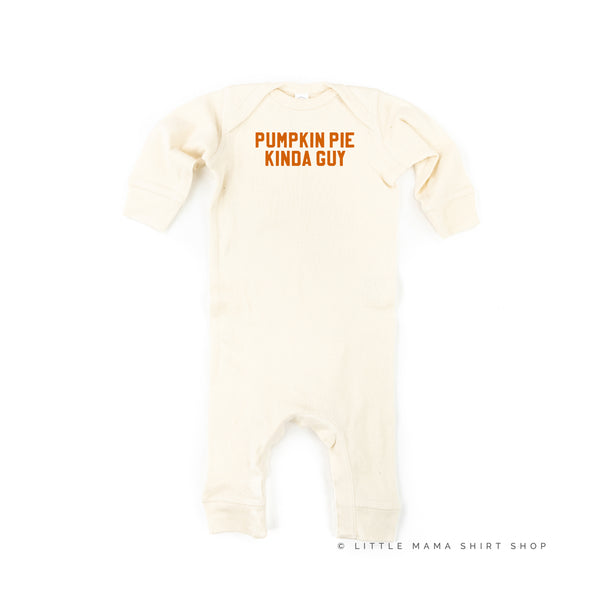 Pumpkin Pie Kinda Guy - One Piece Baby Sleeper