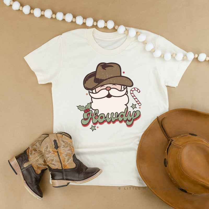 Howdy - Cowboy Santa - Short Sleeve Child Shirt