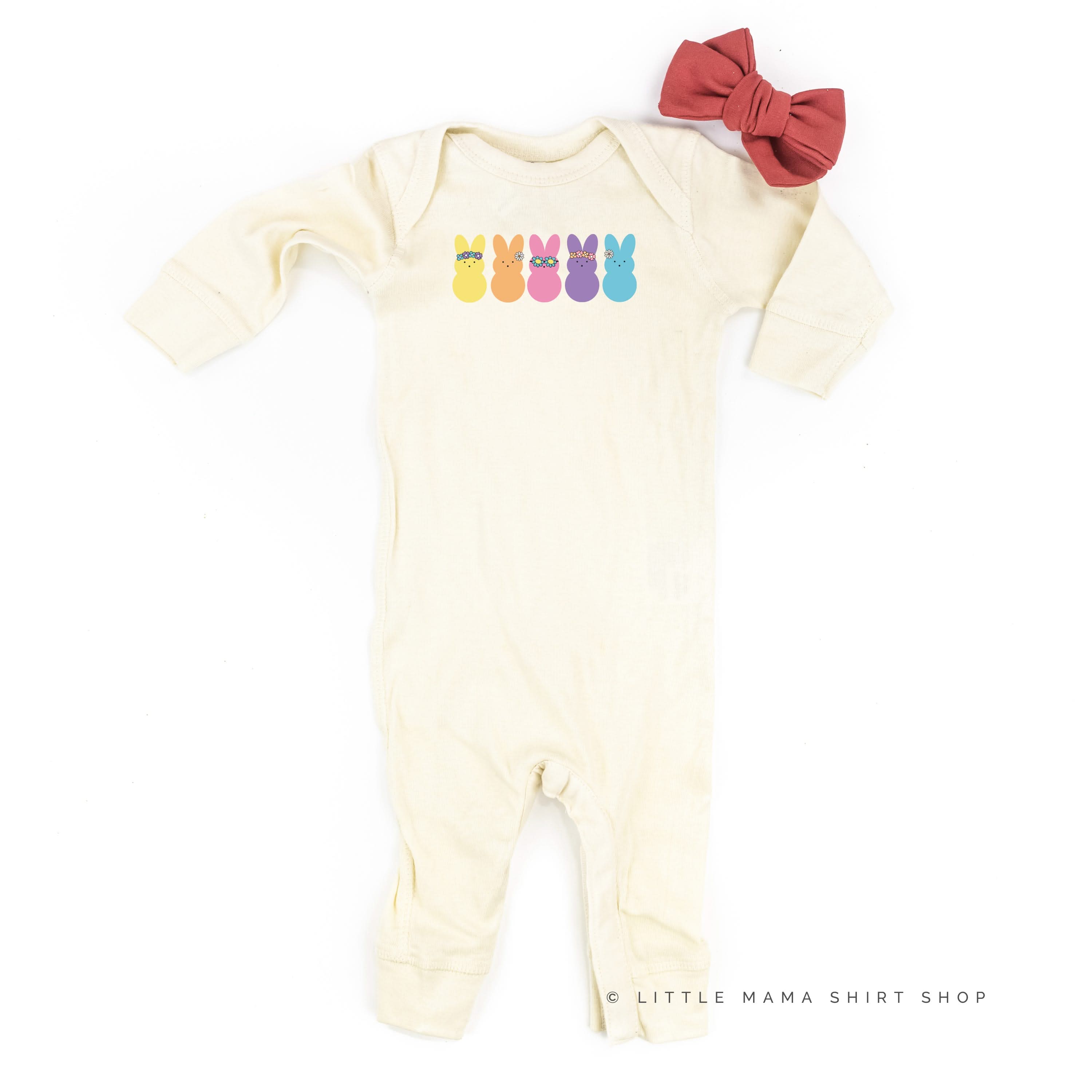 Floral Headband Neon Peeps - Baby Sleeper Little Mama Shirt Shop