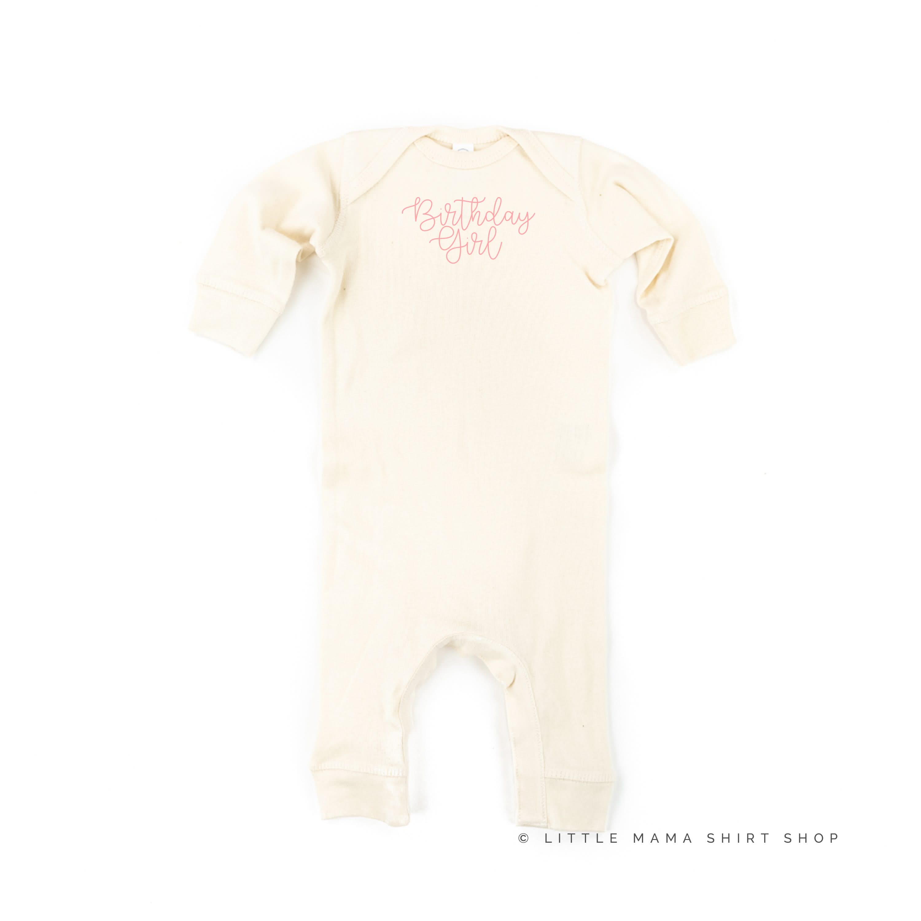 Birthday Girl - New Cursive - Baby Sleeper