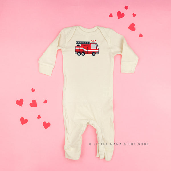 Firetruck Front - Love to the Rescue (f&b) - Baby Sleeper