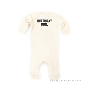 Birthday Girl - Block Font - Baby Sleeper