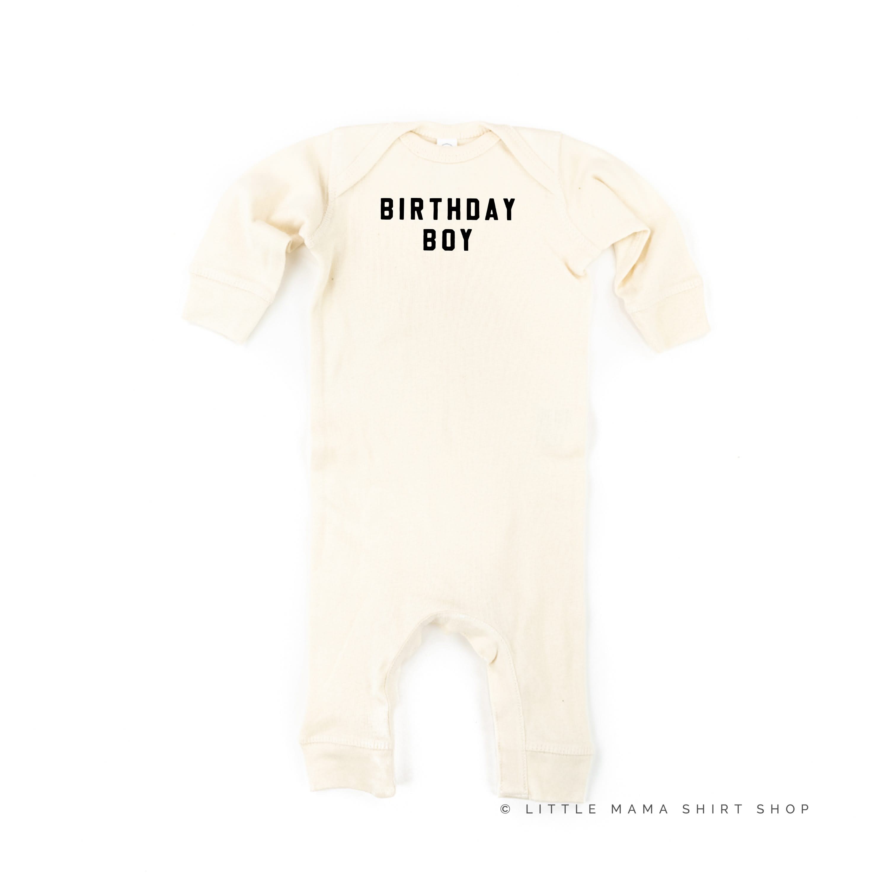 Birthday Boy - Block Font - Baby Sleeper