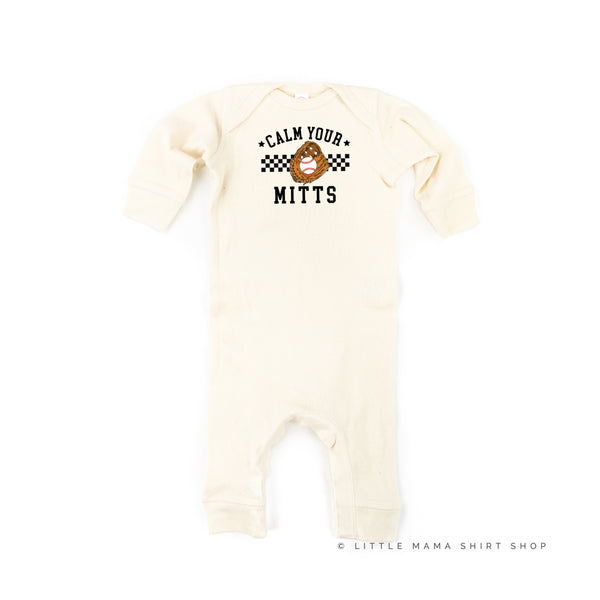 Calm Your Mitts - One Piece Baby Sleeper
