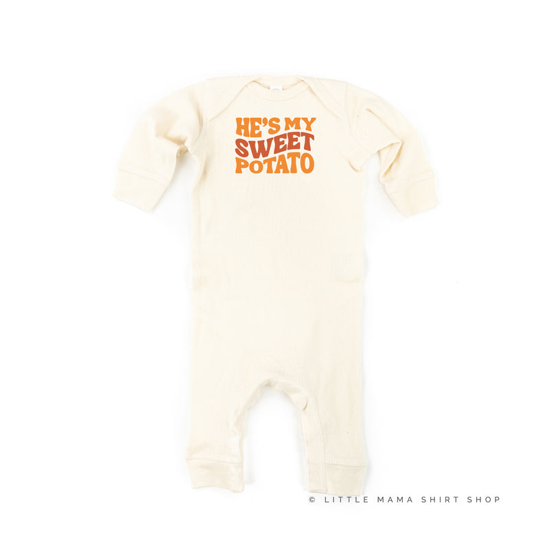 He's My Sweet Potato - One Piece Baby Sleeper