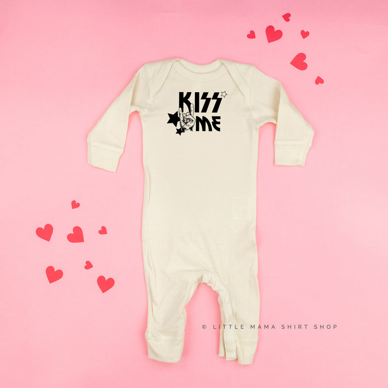 Kiss Me - Valentine Band Tee - Baby Sleeper