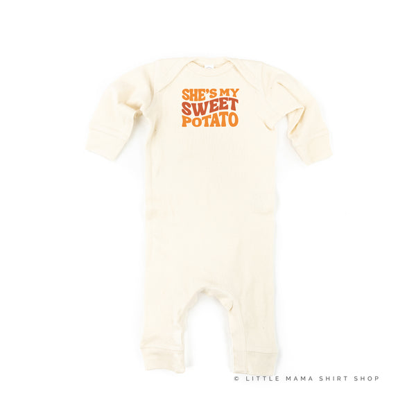 She's My Sweet Potato - One Piece Baby Sleeper