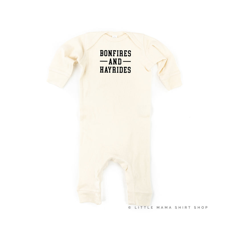 BONFIRES AND HAYRIDES - One Piece Baby Sleeper