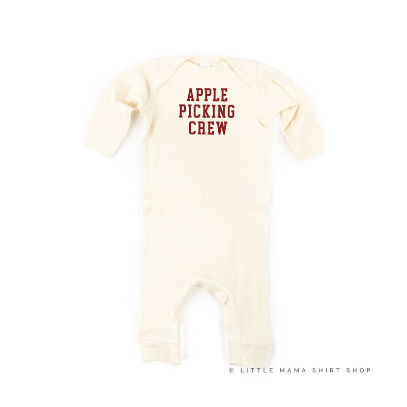 APPLE PICKING CREW - One Piece Baby Sleeper