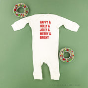 Happy & Holly & Jolly & Merry & Bright - Baby Sleeper