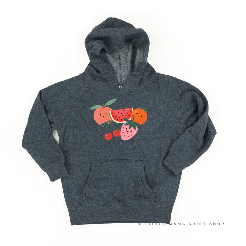 Group of Smiley Fruit - Child Hoodie