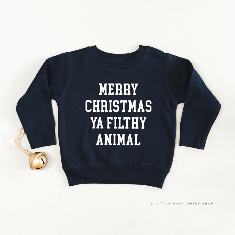 Merry Christmas Ya Filthy Animal - Child Sweater