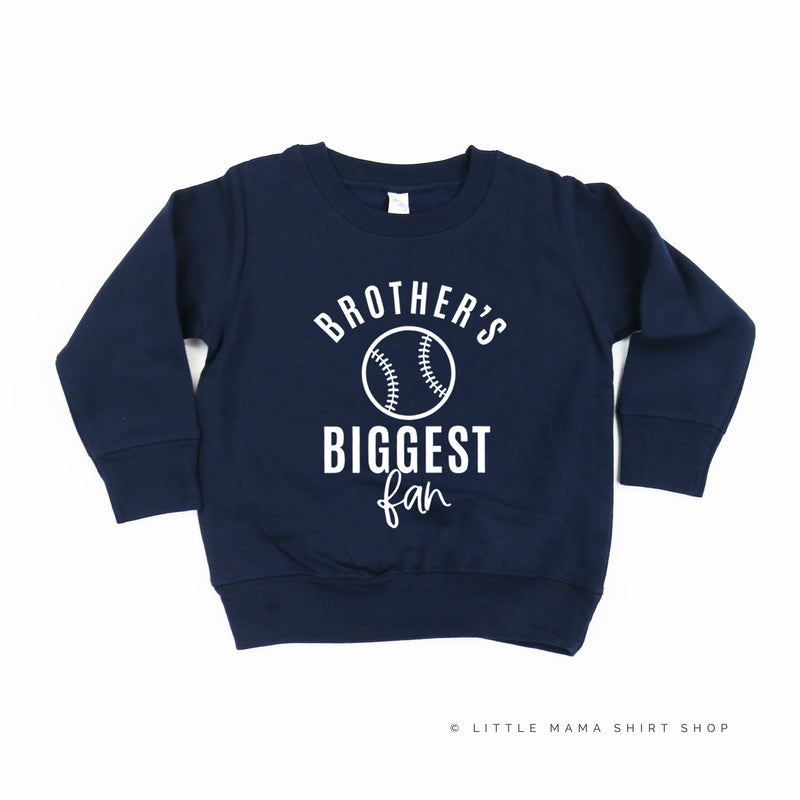 Brother's Biggest Fan - Baseball - Child Sweater
