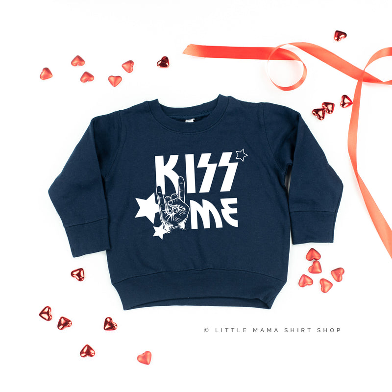 Kiss Me - Valentine Band Tee - Child Sweater