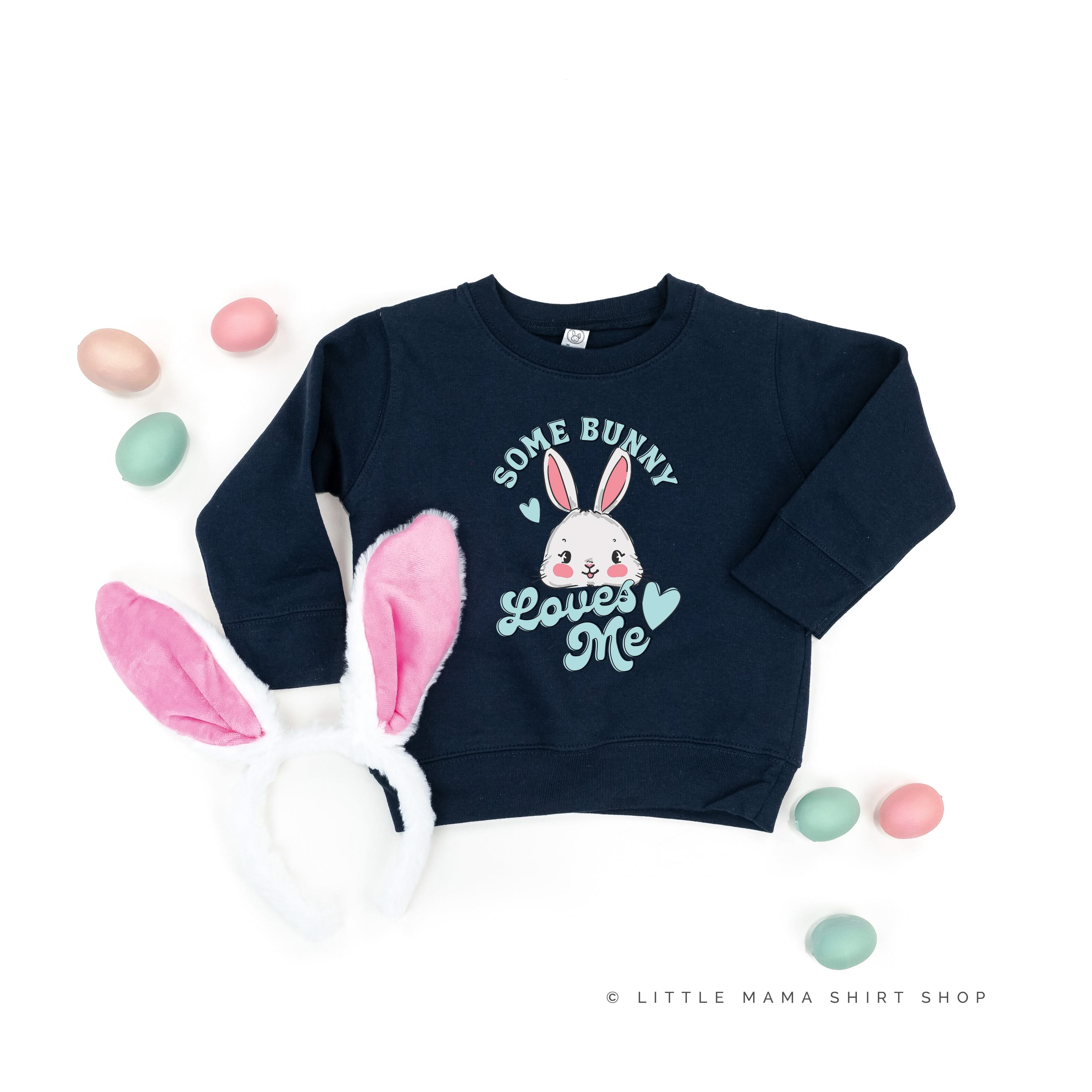 Some Bunny Loves Me - Child Sweater Little Mama Shirt Shop