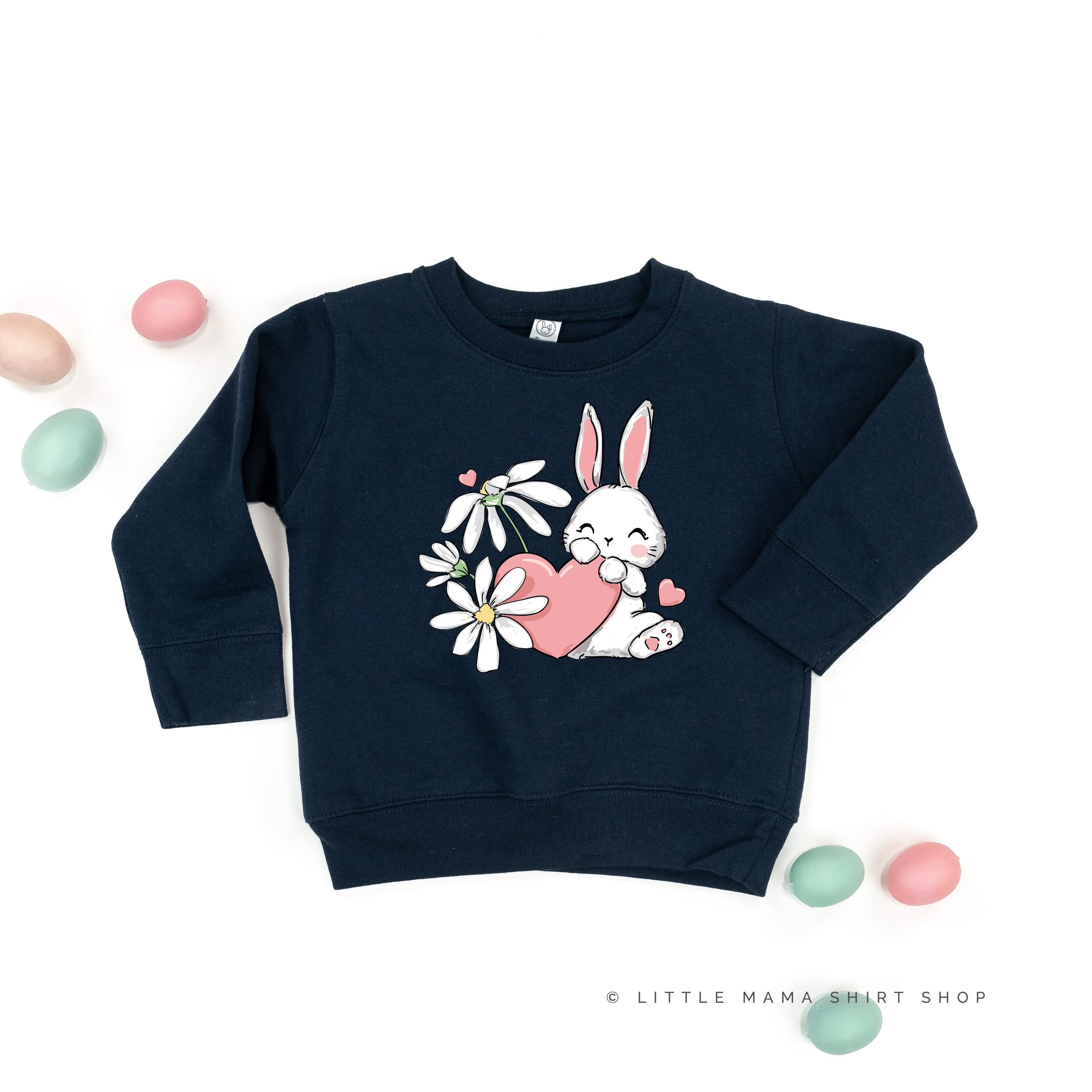 Vintage Love Bunny - Child Sweater Little Mama Shirt Shop
