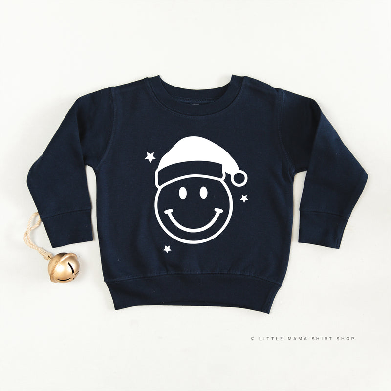 Santa Hat - Smiley Face - Child Sweater