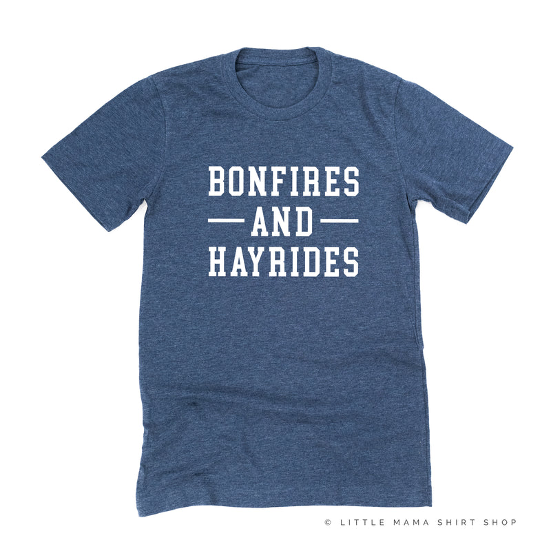 BONFIRES AND HAYRIDES - Unisex Tee