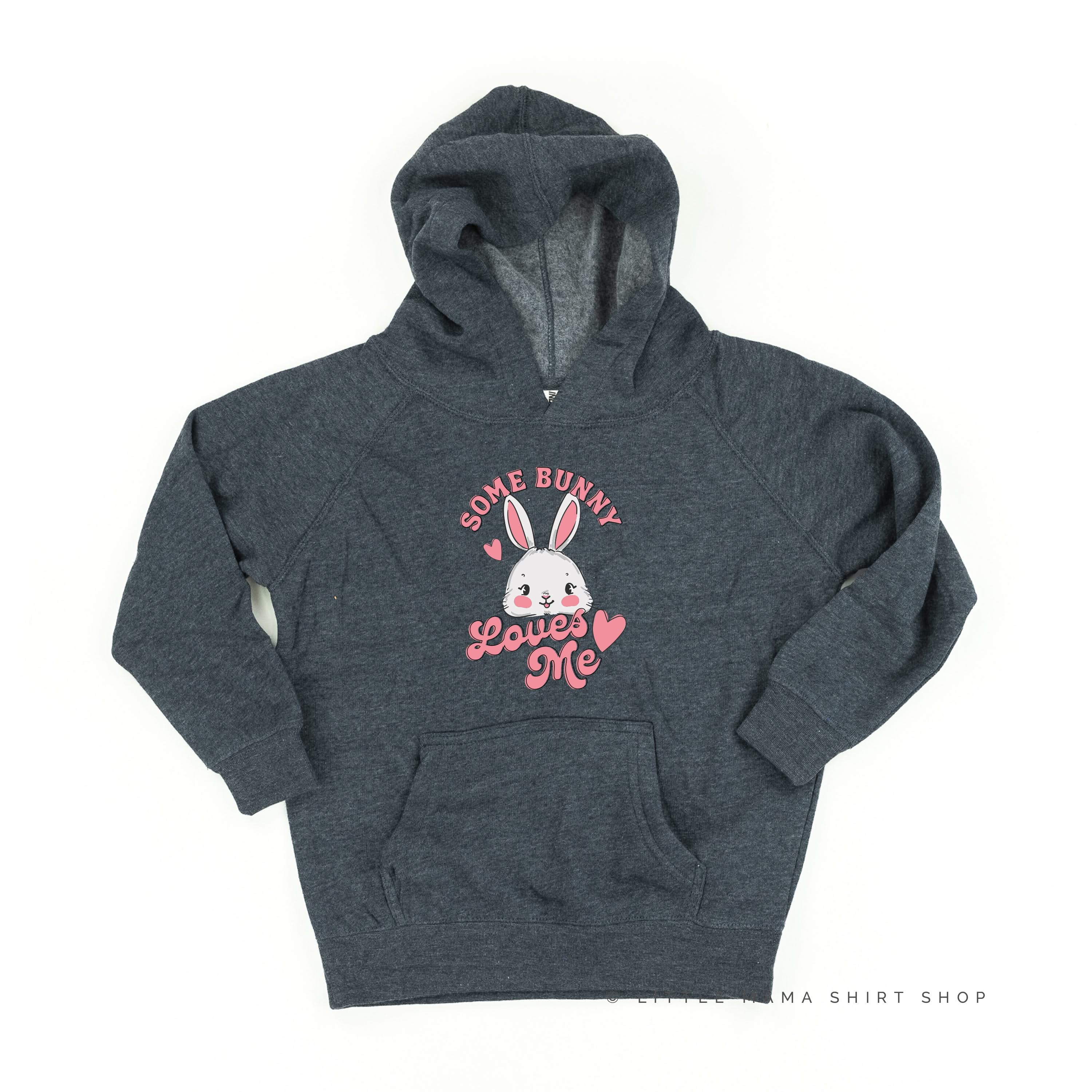 Some Bunny Loves Me - Child HOODIE Little Mama Shirt Shop LLC
