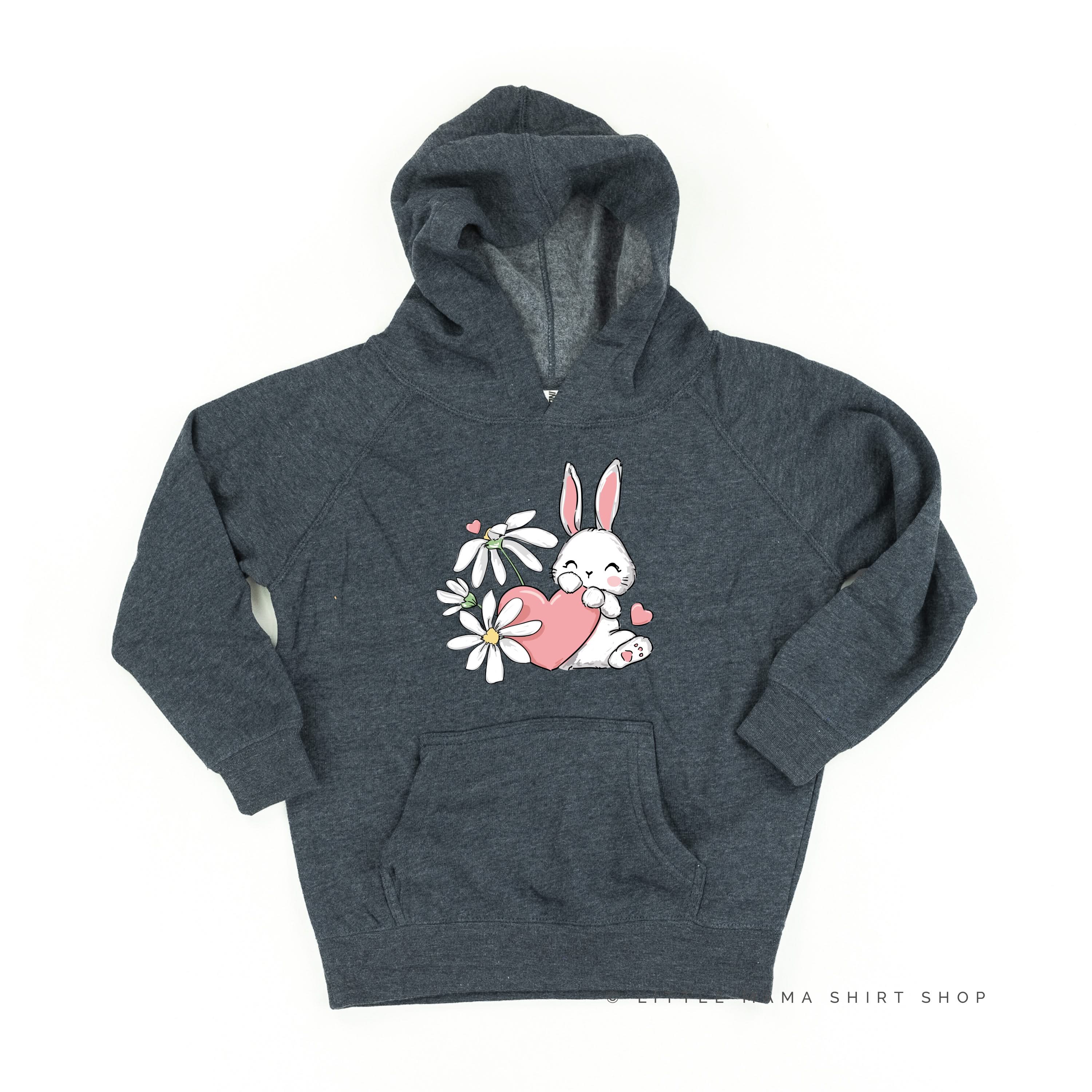 Vintage Love Bunny - Child HOODIE Little Mama Shirt Shop LLC