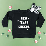 New Years Cheers - Block Font - Child Sweater Little Mama Shirt Shop