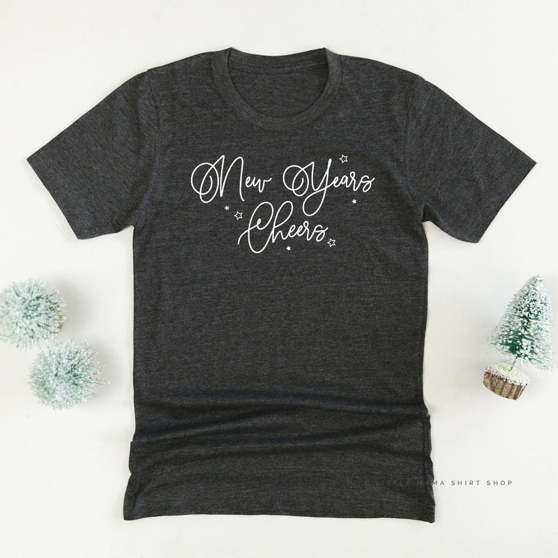 New Years Cheers - Stars/Script - Unisex Tee