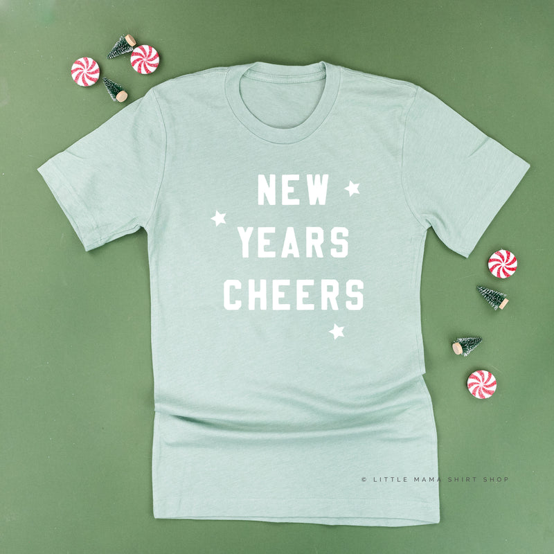 New Years Cheers - Block Font - Unisex Tee