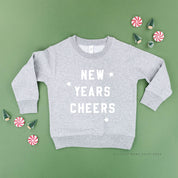 New Years Cheers - Block Font - Child Sweater Little Mama Shirt Shop