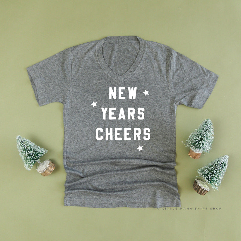 New Years Cheers - Block Font - Unisex Tee