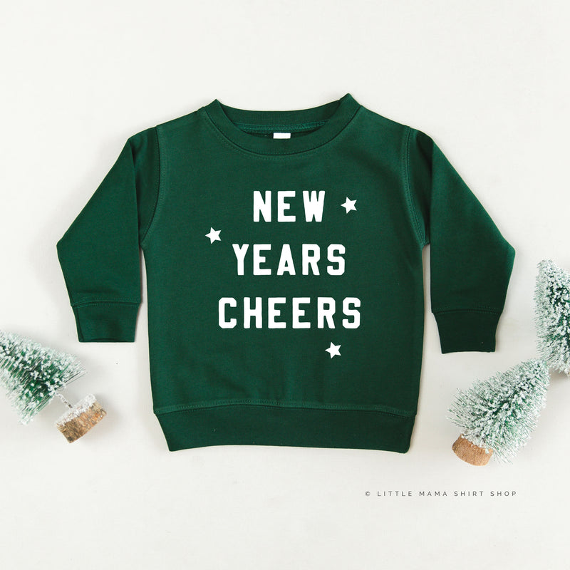 New Years Cheers - Block Font - Child Sweater