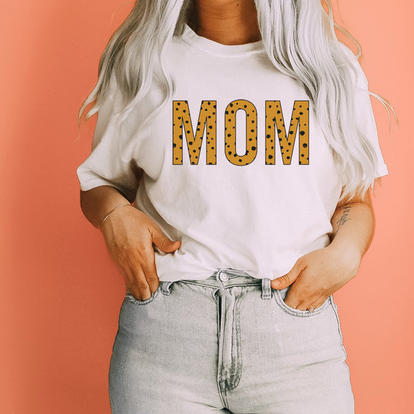 MOM - Spotty Leopard Unisex Tee