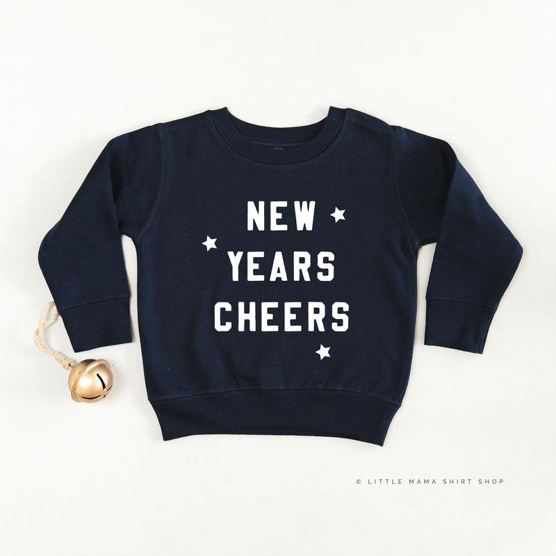 New Years Cheers - Block Font - Child Sweater