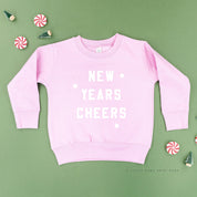 New Years Cheers - Block Font - Child Sweater Little Mama Shirt Shop