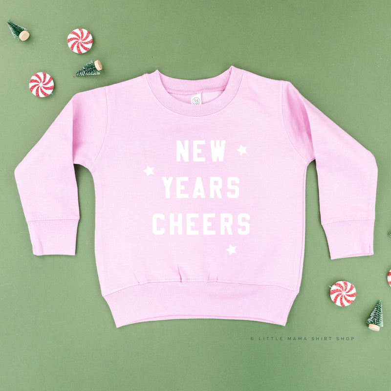 New Years Cheers - Block Font - Child Sweater