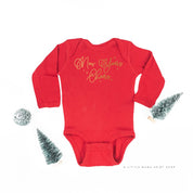 New Years Cheers - Stars/Script - Child LONG SLEEVE Tee Little Mama Shirt Shop