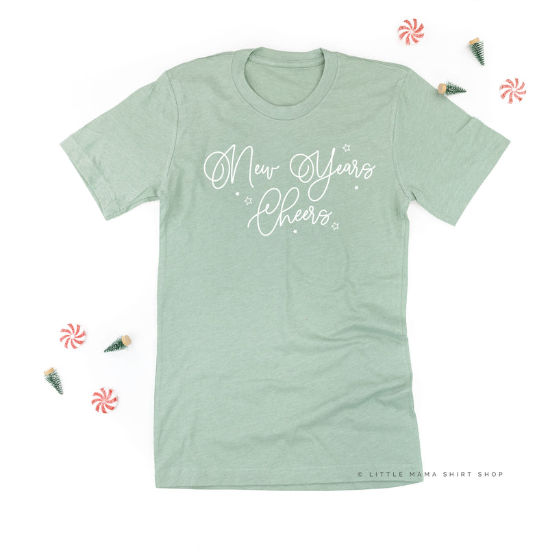 New Years Cheers - Stars/Script - Unisex Tee