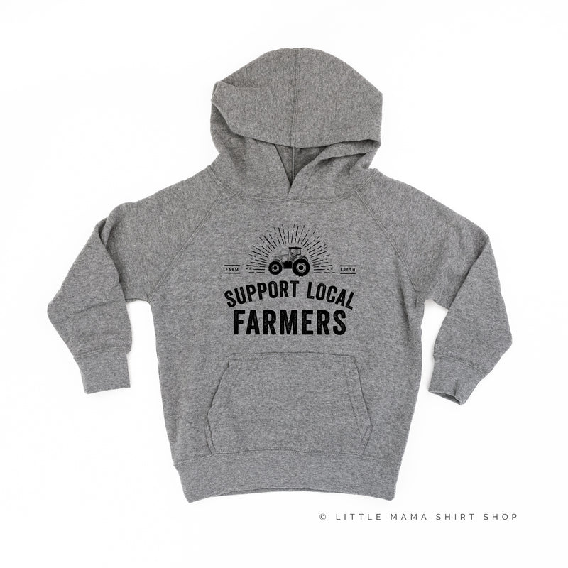 Support Local Farmers - Distressed Design - Child Hoodie