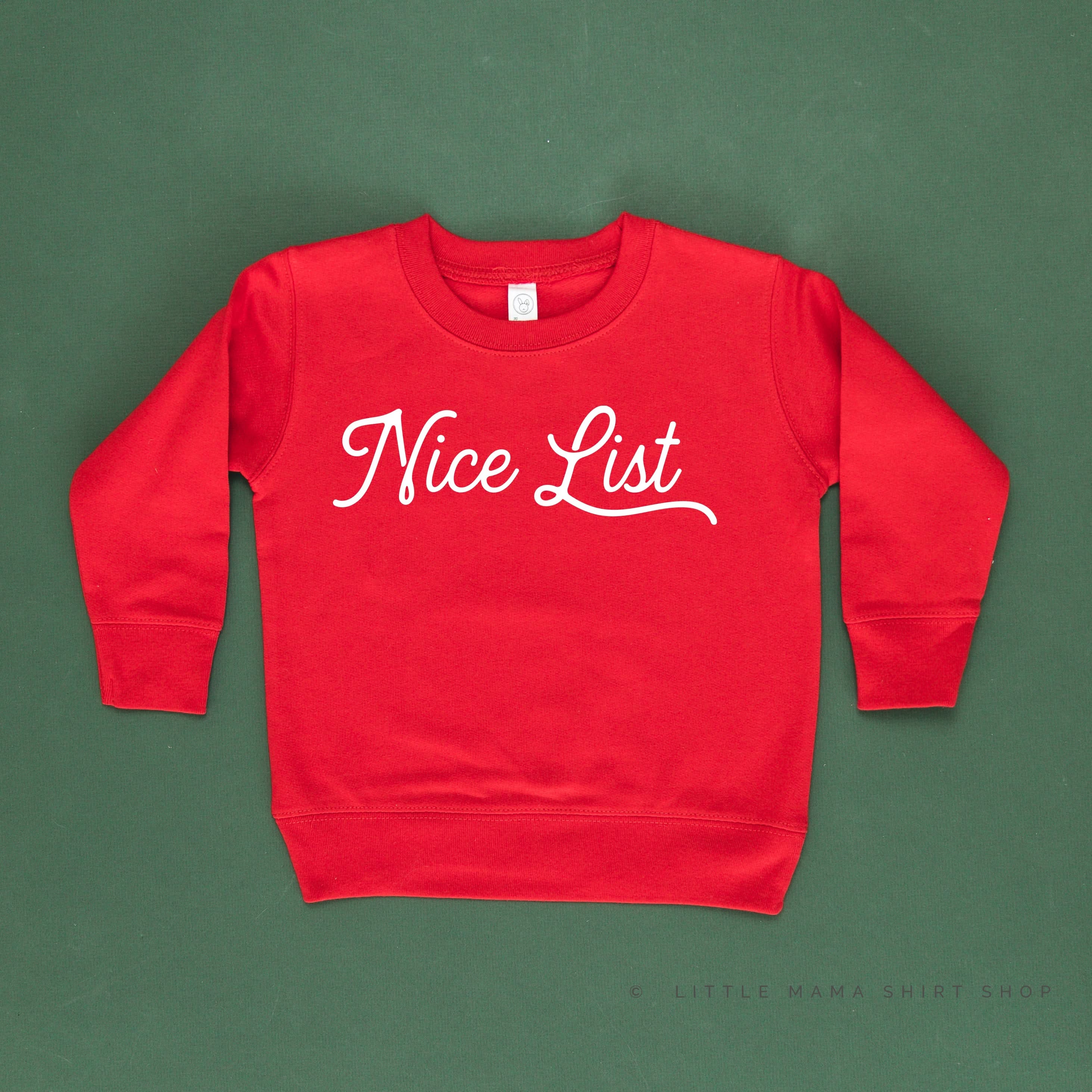 Nice List - Child Sweater Little Mama Shirt Shop